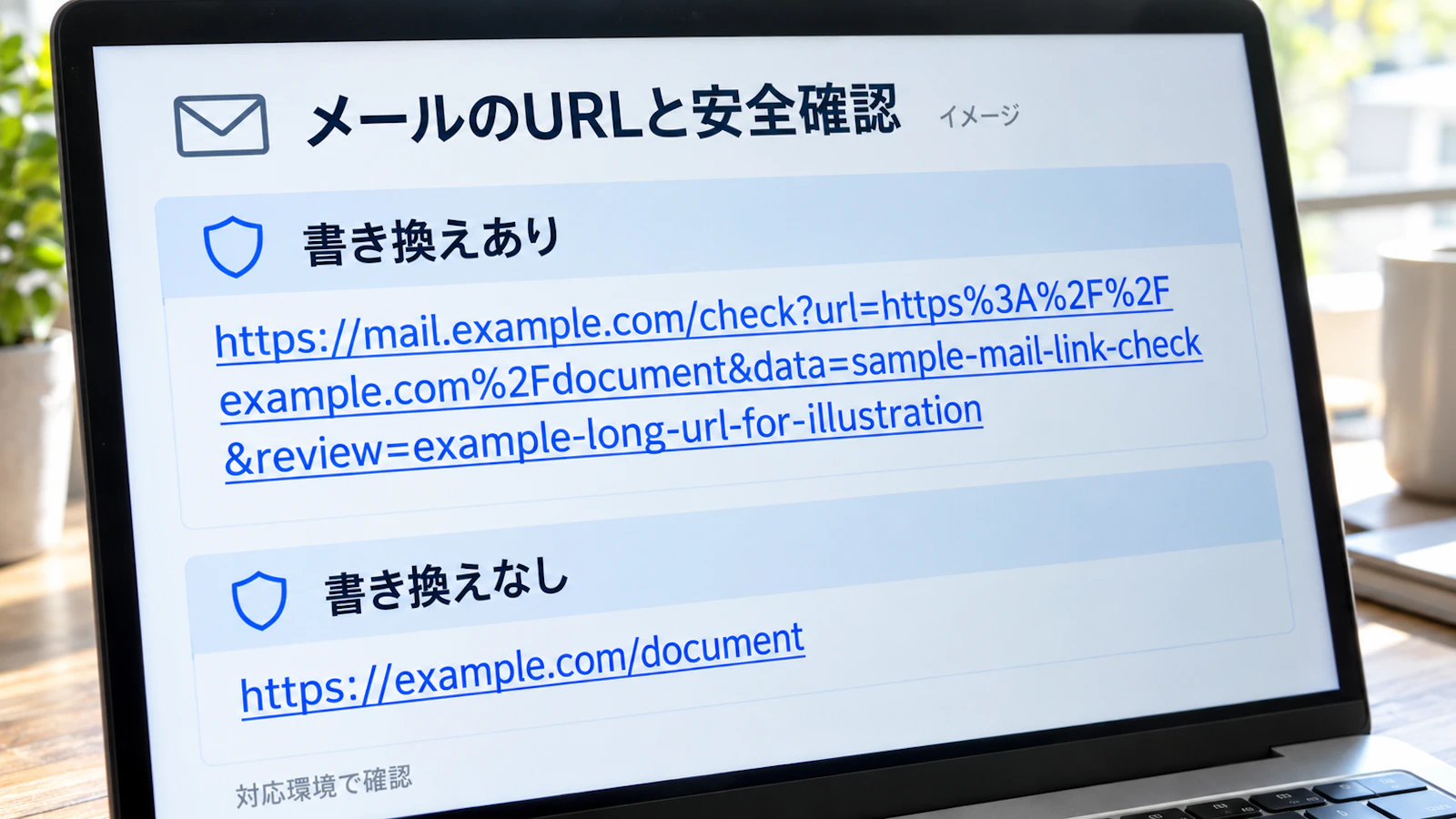 メールの長いURLが気になるときに。Safe Linksの見直し方