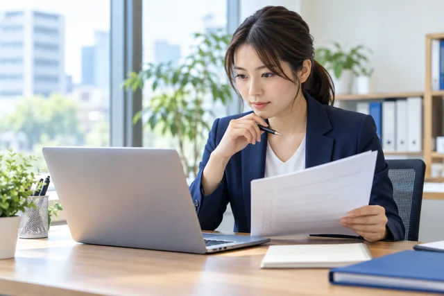 メールとチャットの学習内容を表した日本人の仕事・日常の場面