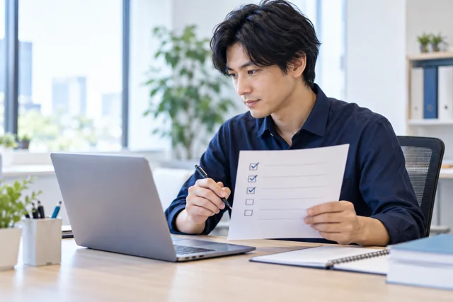 QA/テストエンジニアの学習内容を表した日本人の仕事・日常の場面
