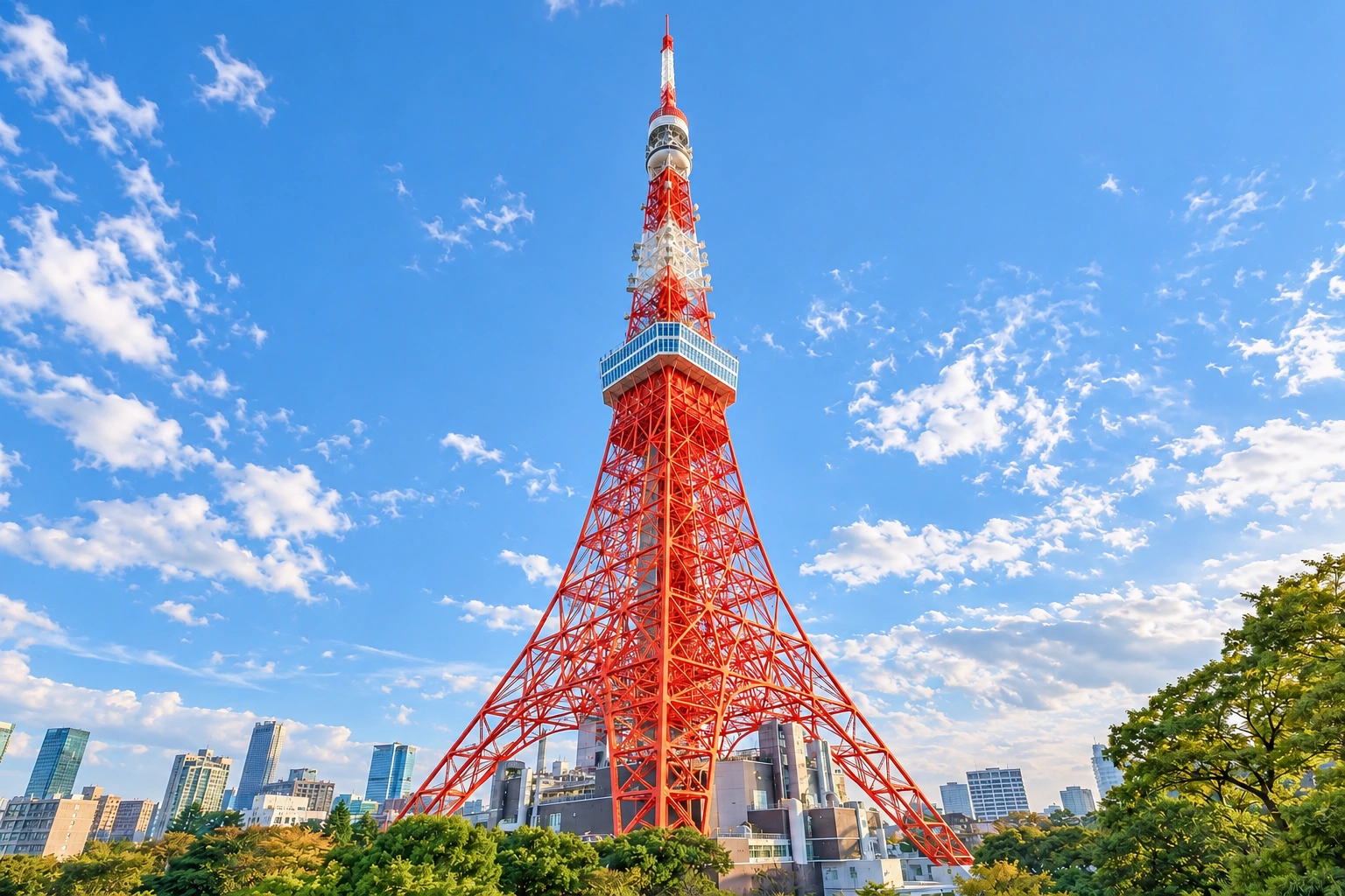 オフィスのそばに、東京タワー